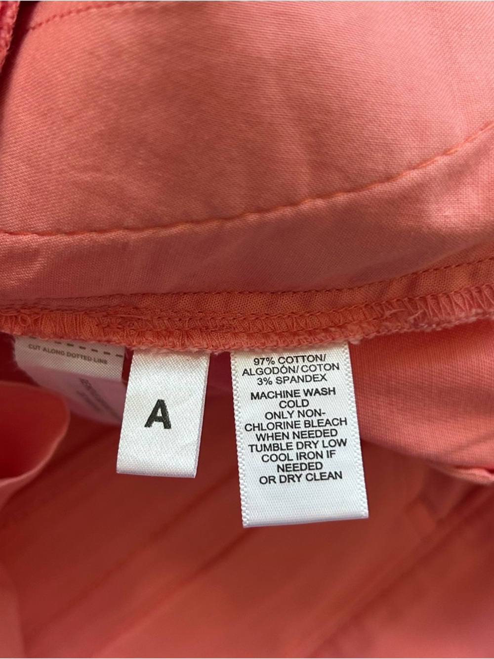 NWT LOFT The Riviera Short Pink Coral Chino Shorts Size 4 4" Inseam - Picture 10 of 12